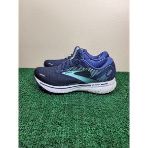 Size 8 Wide(D) - Brooks Ghost 14 Women's Blue Running Shoes 1203561D446